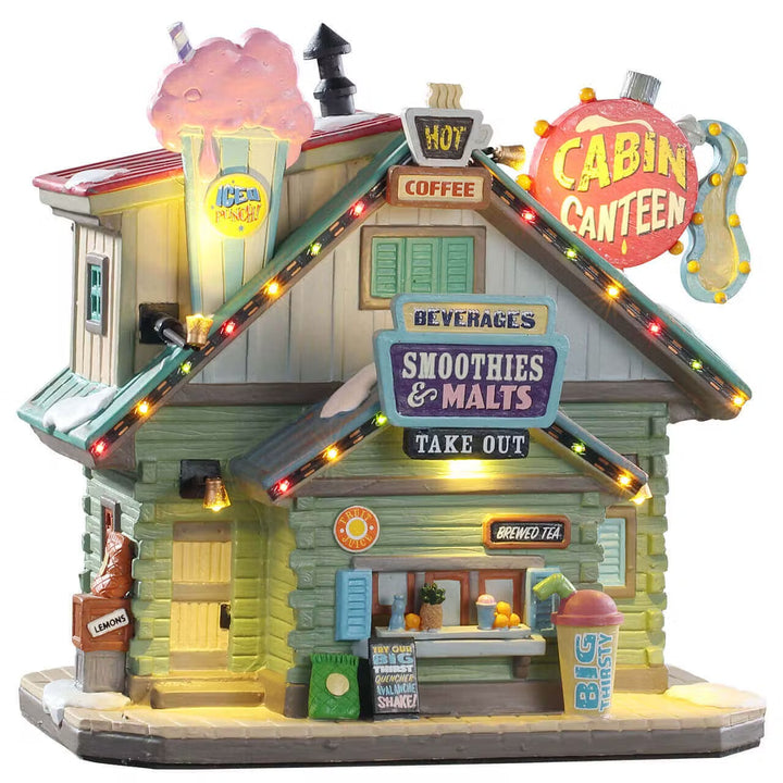 Lemax Vail Village: Cabin Canteen sparkle-castle