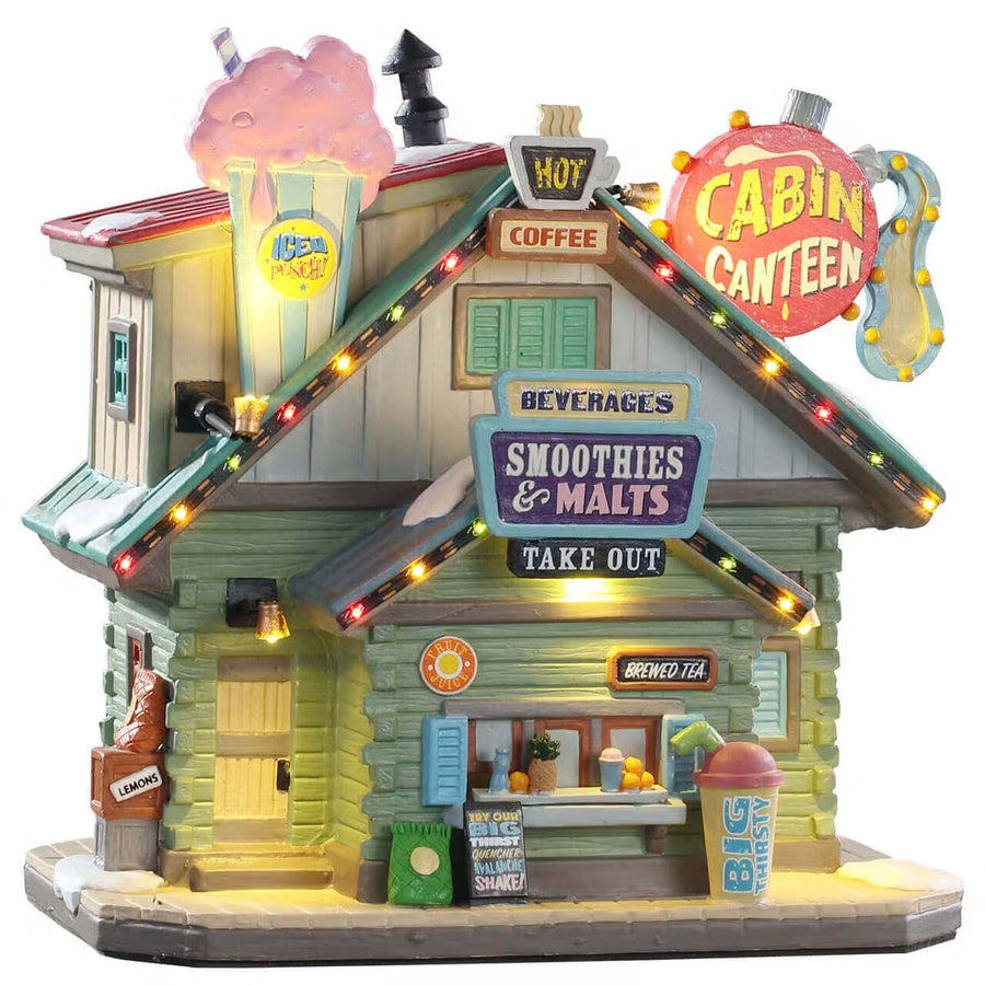Lemax Vail Village: Cabin Canteen sparkle-castle