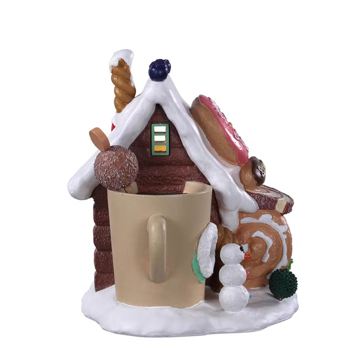Lemax Sugar 'N Spice Village: Dudley's Donut Shop sparkle-castle