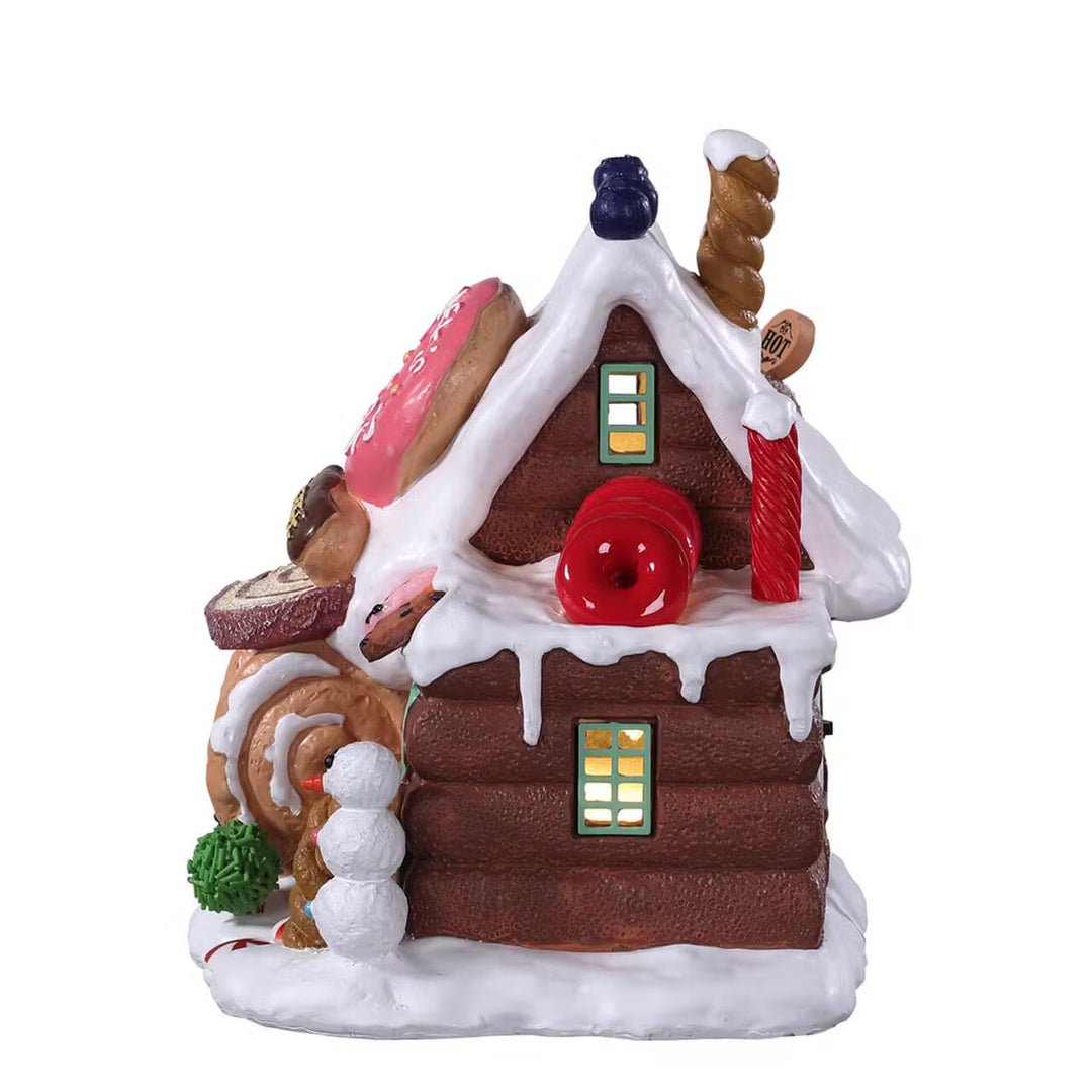 Lemax Sugar 'N Spice Village: Dudley's Donut Shop sparkle-castle
