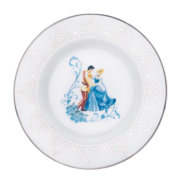 Disney English Ladies: Wedding Platinum Cinderella 6" Decorative Plate sparkle-castle