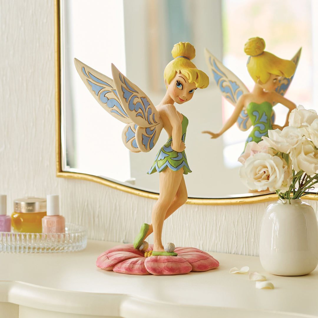 Jim Shore Disney Traditions: Sassy Tink Big Figurine sparkle-castle