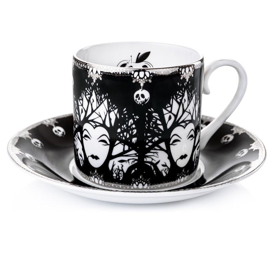 Disney English Ladies: Wicked Queen Decorative Cup & Saucer sparkle-castle