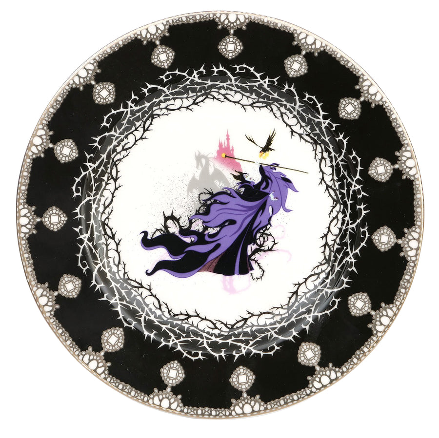Disney English Ladies: Maleficent 6" Decorative Plate sparkle-castle