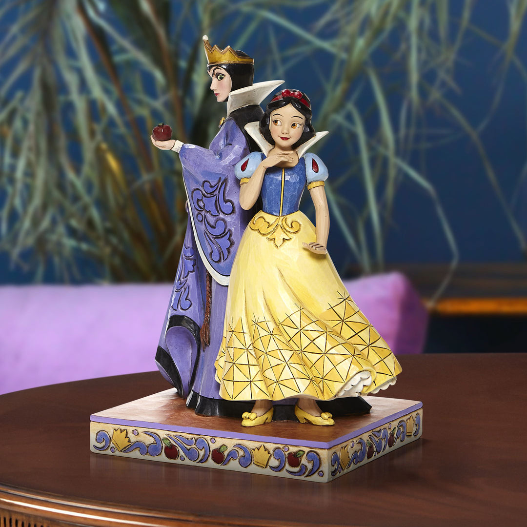 Jim Shore Disney Traditions: Snow White & Evil Queen Figurine sparkle-castle