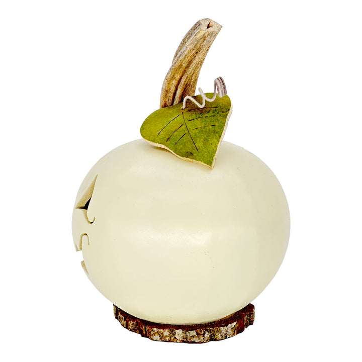 Meadowbrooke Gourds: Cannon Jack-O-Lantern Figurine sparkle-castle