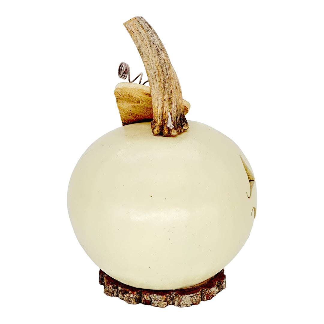 Meadowbrooke Gourds: Cannon Jack-O-Lantern Figurine sparkle-castle