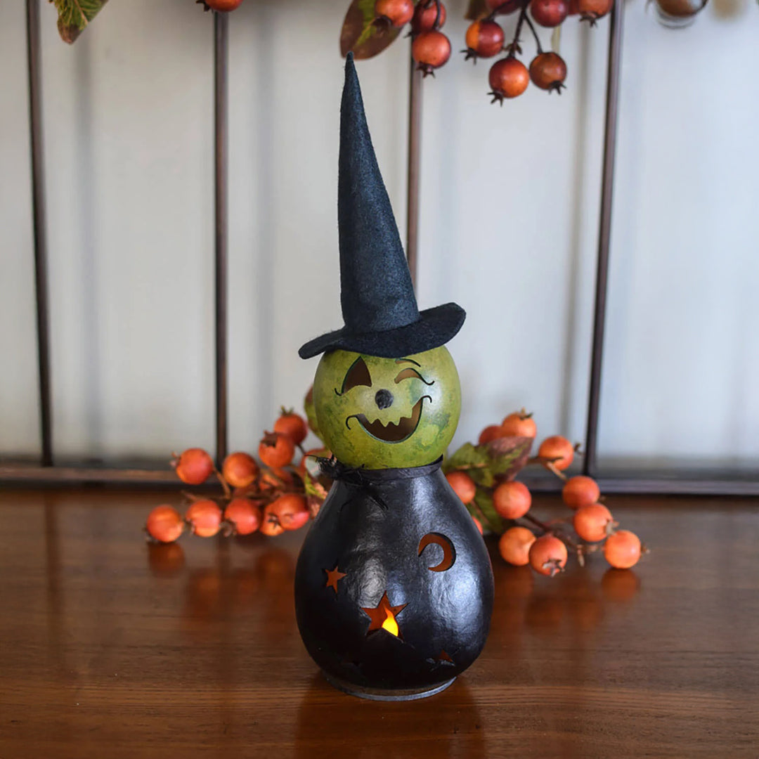 Meadowbrooke Gourds: Fiona Witch Miniature Figurine sparkle-castle