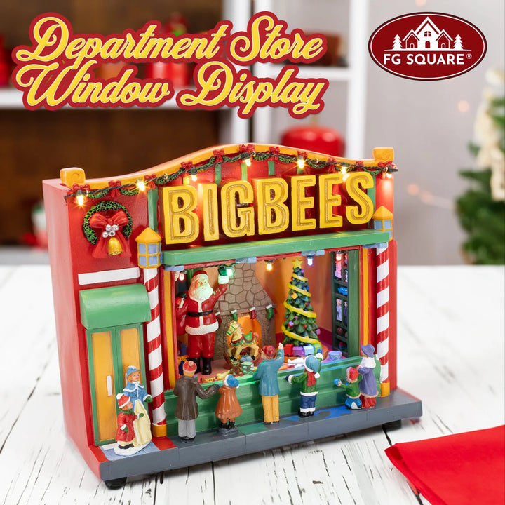 FG Square Christmas Village: BigBees Retro Department Store sparkle-castle