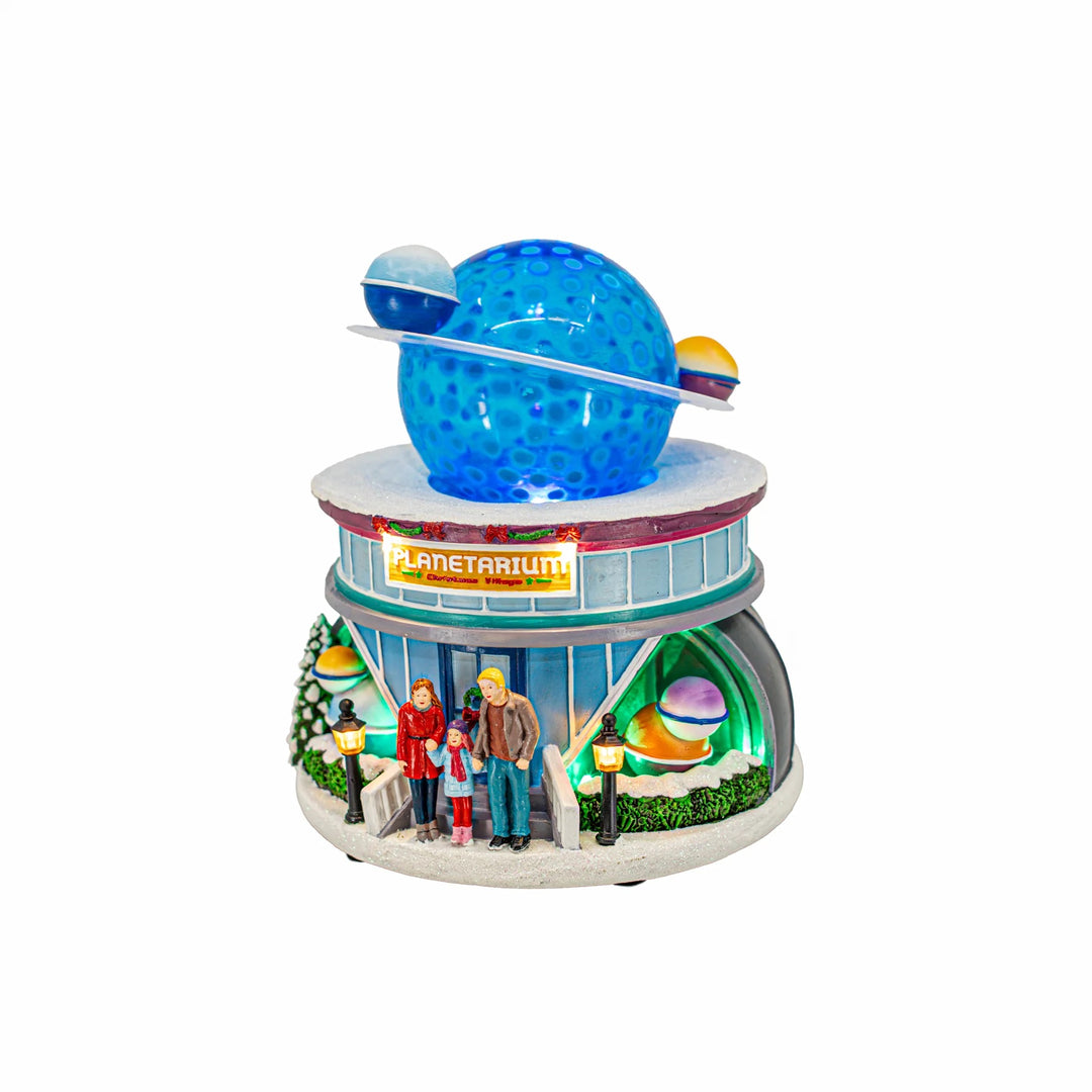FG Square Christmas Village: Planetarium sparkle-castle