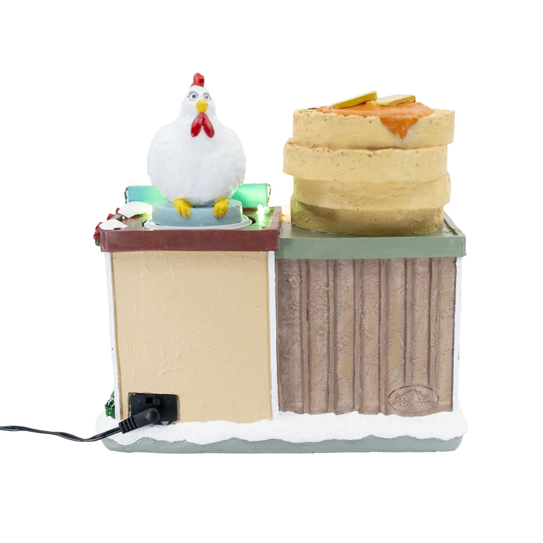 FG Square Christmas Village: Chicken & Waffles Restaurant sparkle-castle