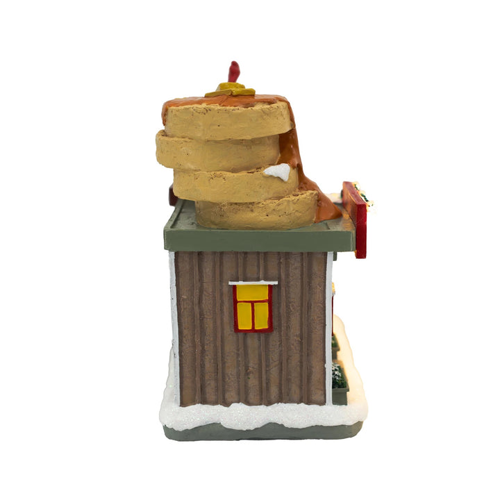 FG Square Christmas Village: Chicken & Waffles Restaurant sparkle-castle