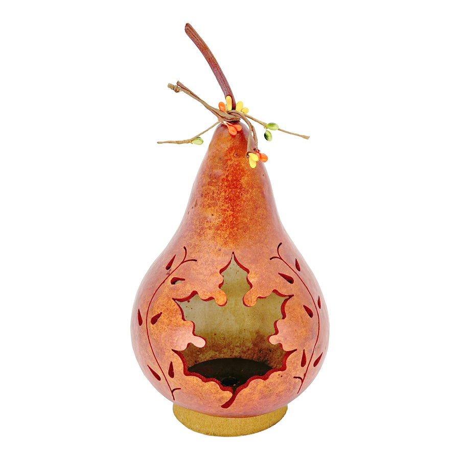 Meadowbrooke Gourds: Leaf Silhouette Figurine sparkle-castle