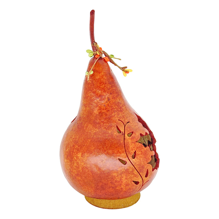 Meadowbrooke Gourds: Leaf Silhouette Figurine sparkle-castle