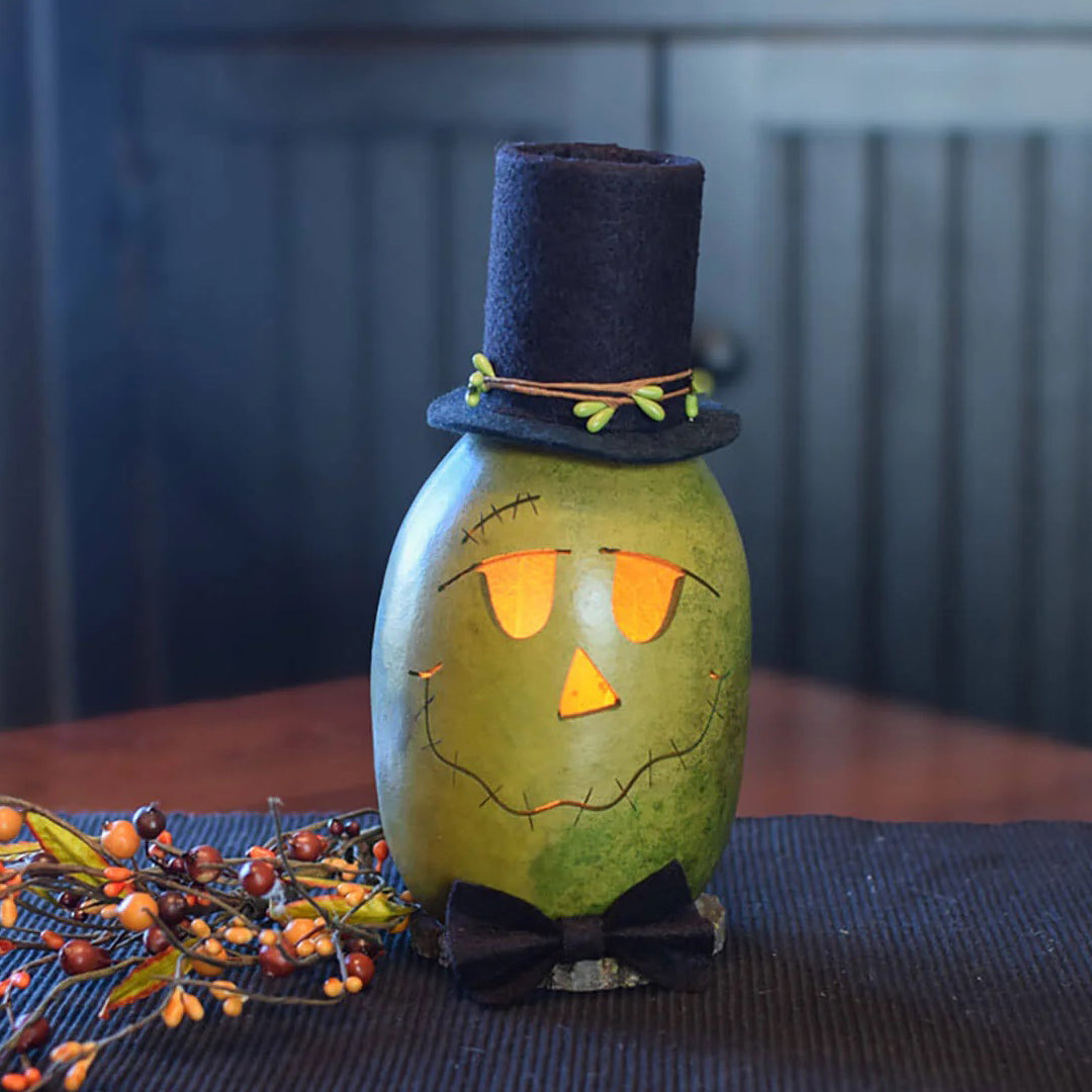 Meadowbrooke Gourds: Frank Small Lit Figurine sparkle-castle