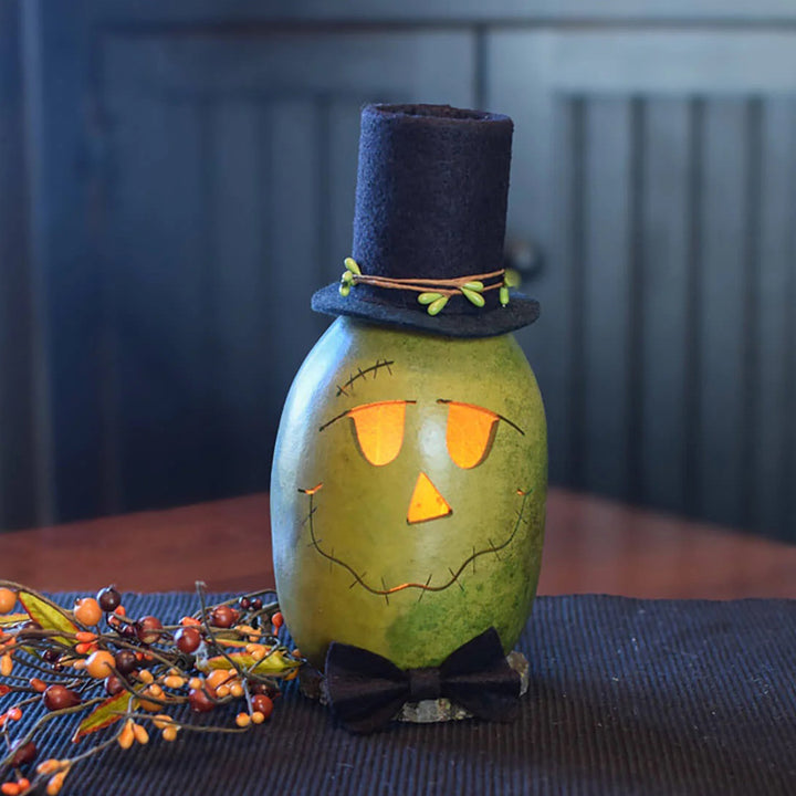 Meadowbrooke Gourds: Frank Small Lit Figurine sparkle-castle