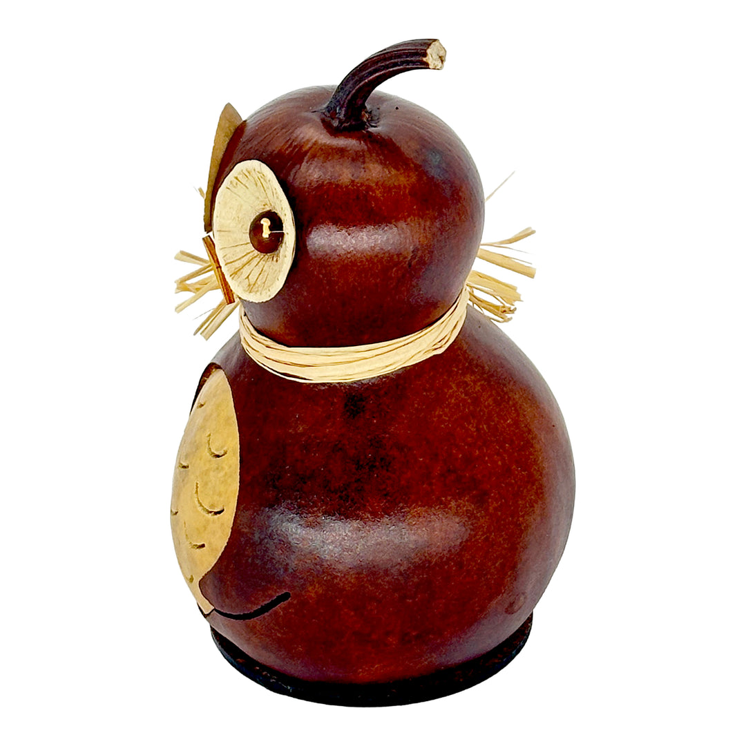 Meadowbrooke Gourds: Professor Owl Miniature Figurine sparkle-castle