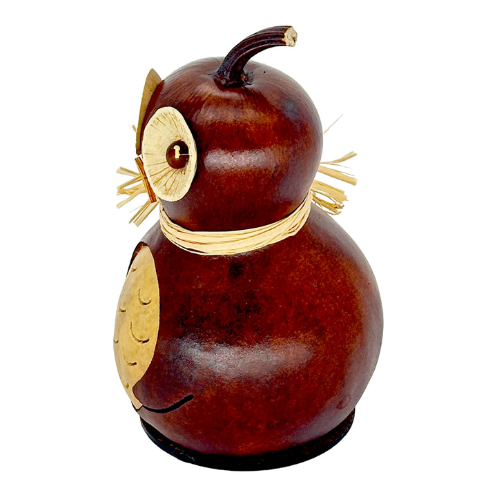 Meadowbrooke Gourds: Professor Owl Miniature Figurine sparkle-castle