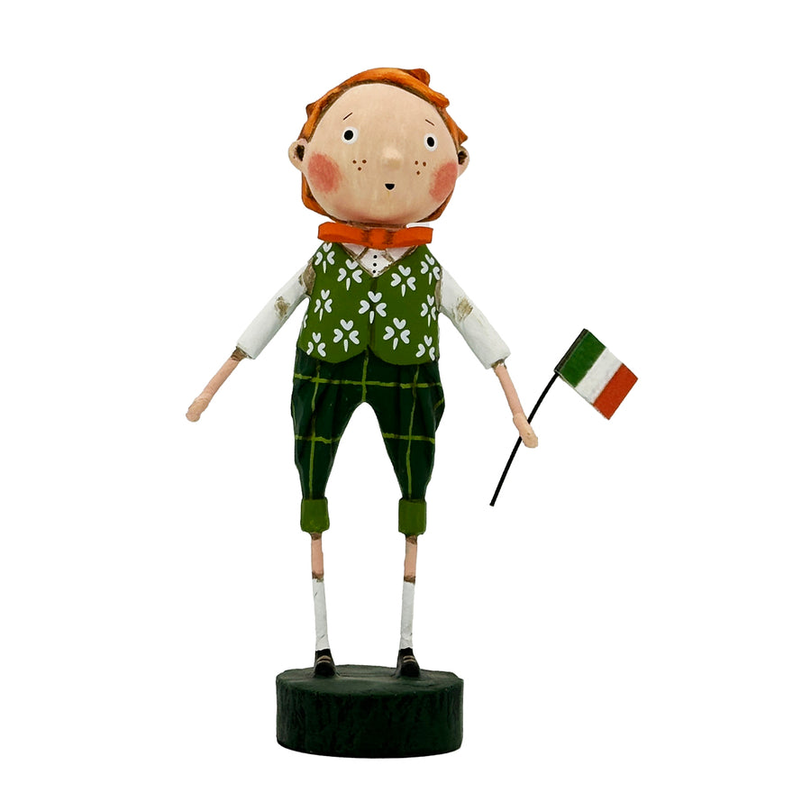 Lori Mitchell St. Patrick's Day Collection: Tristan Go Braugh Figurine sparkle-castle