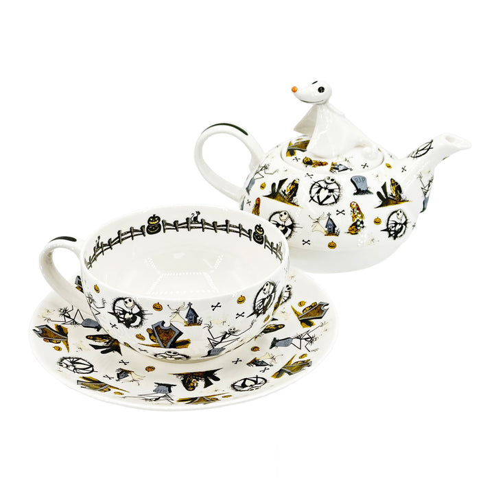 Disney English Ladies: Nightmare Before Christmas Tea for One sparkle-castle