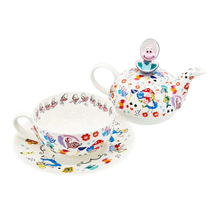 Disney English Ladies: Alice In Wonderland Tea for One sparkle-castle