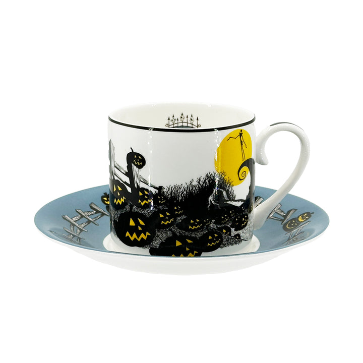 Disney English Ladies: Nightmare Before Christmas Decorative Cup & Saucer sparkle-castle