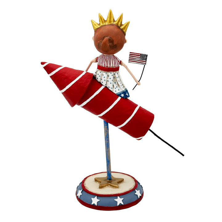 Lori Mitchell Summer Fun Collection: Liberty Takes Flight Figurine sparkle-castle