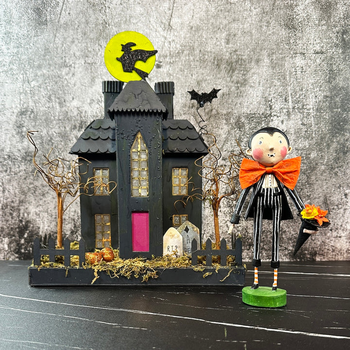 Lori Mitchell Halloween Collection: Date Night Dracula Figurine sparkle-castle