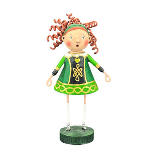 Lori Mitchell St. Patrick's Day Collection: Celtic Katie Figurine sparkle-castle