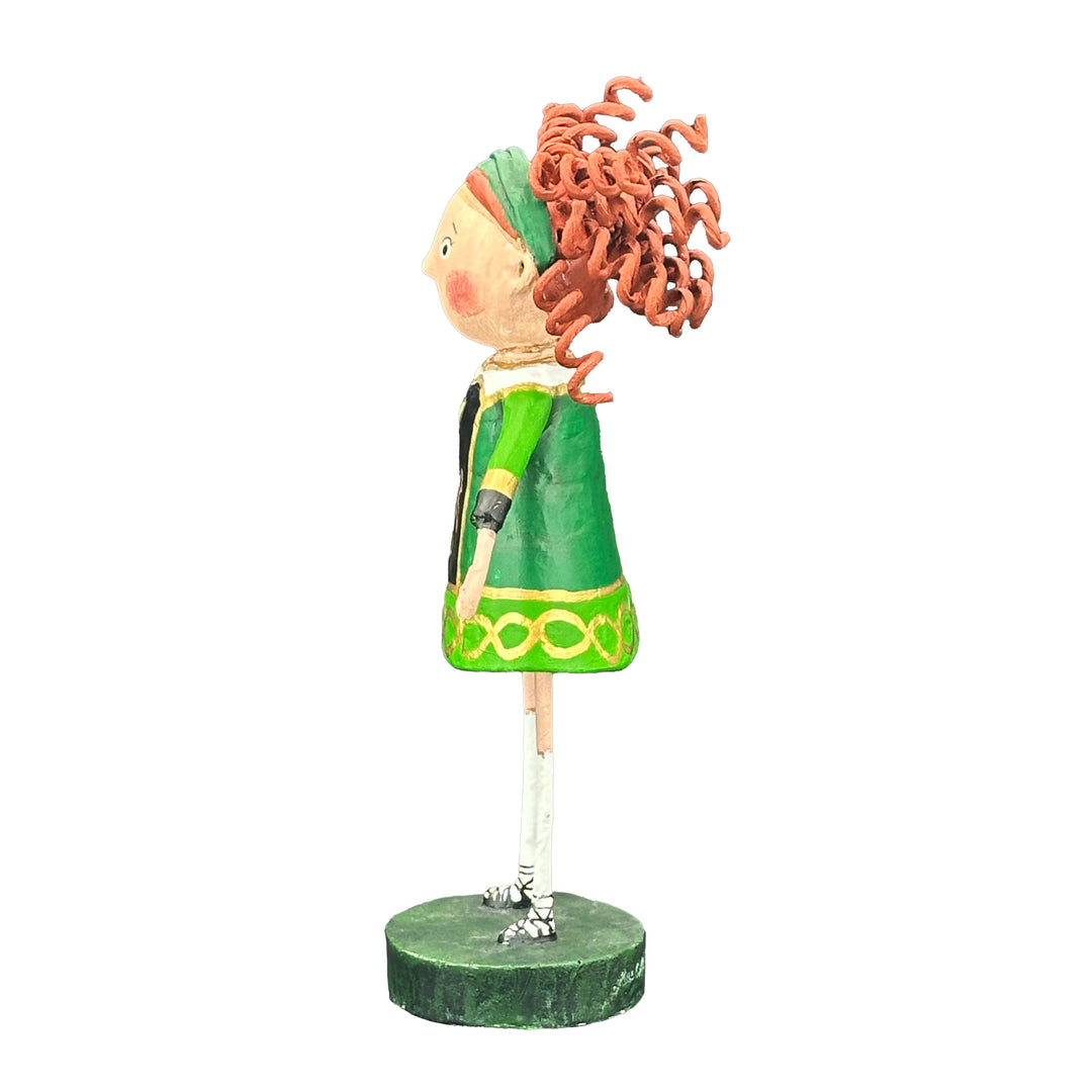 Lori Mitchell St. Patrick's Day Collection: Celtic Katie Figurine sparkle-castle