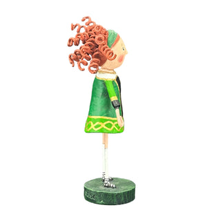 Lori Mitchell St. Patrick's Day Collection: Celtic Katie Figurine sparkle-castle