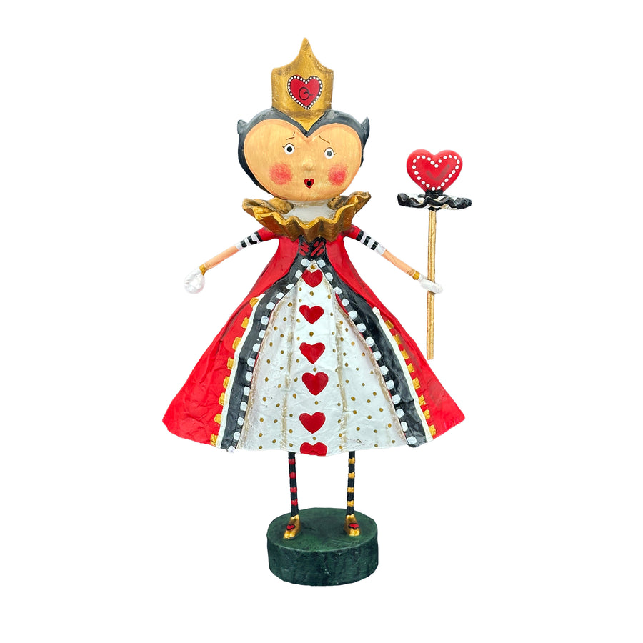 Lori Mitchell Alice in Wonderland Collection: Queen of Hearts Figurine sparkle-castle