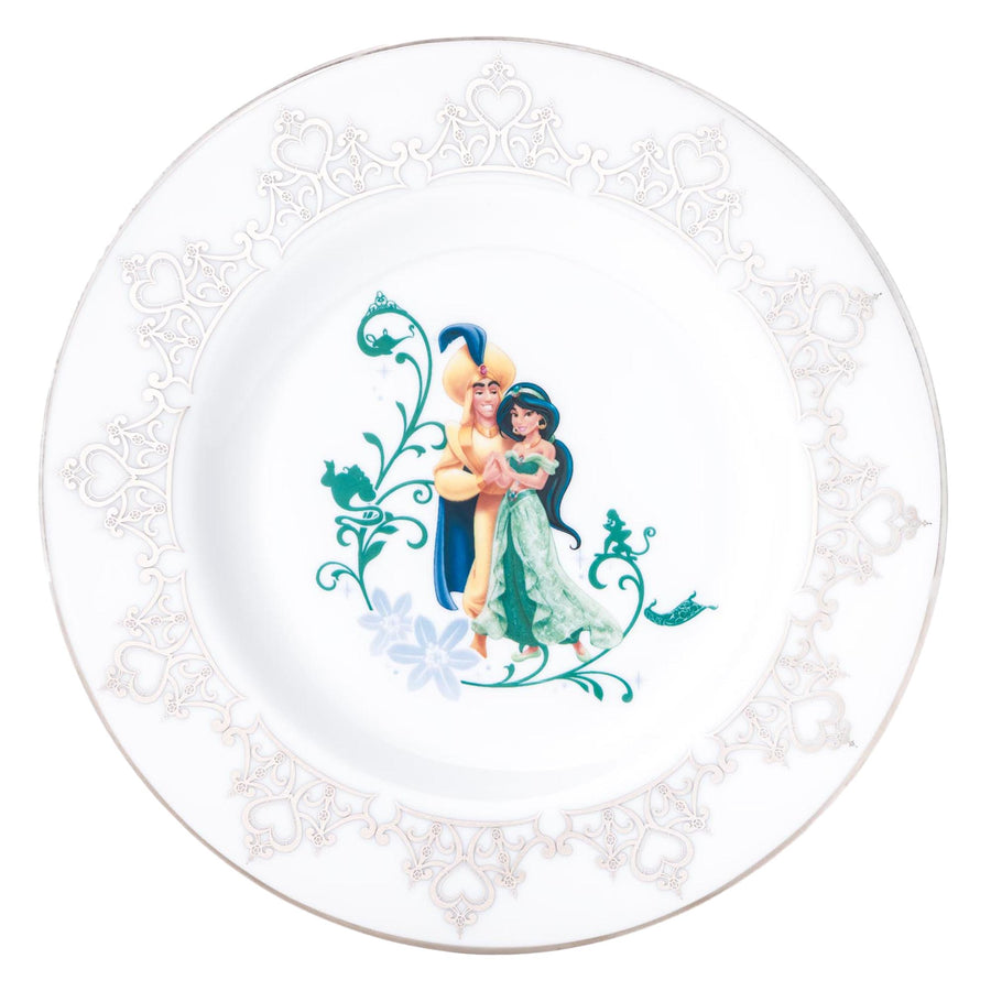 Disney English Ladies: Wedding Platinum Jasmine 6" Decorative Plate sparkle-castle
