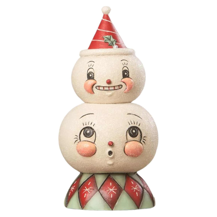 Johanna Parker by Bethany Lowe: Frosty Finial Stack Container sparkle-castle