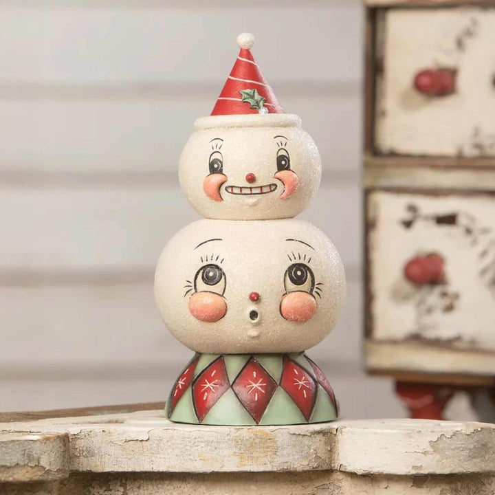 Johanna Parker by Bethany Lowe: Frosty Finial Stack Container sparkle-castle