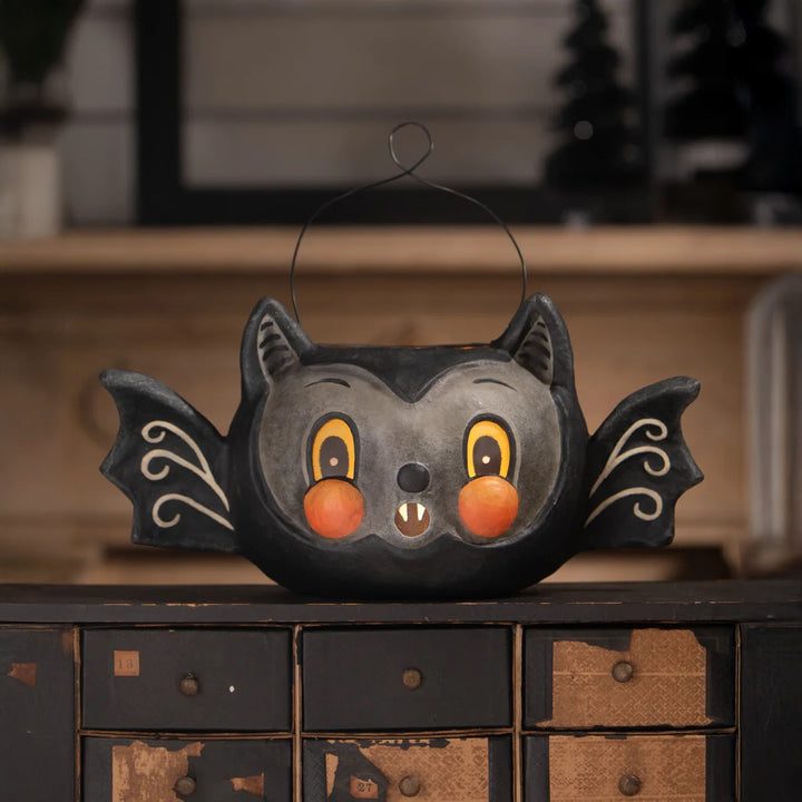 Johanna Parker by Bethany Lowe: Halloween Batty Barnum Bucket sparkle-castle