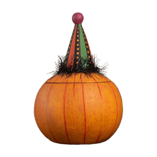 Johanna Parker by Bethany Lowe: Halloween Jackie Yell-O-Ween Jar sparkle-castle