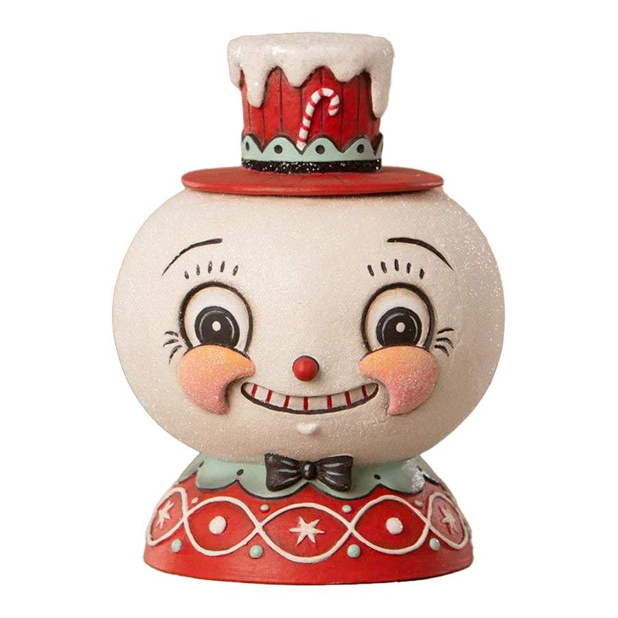 Johanna Parker by Bethany Lowe: Peppermint Snow Beau Container sparkle-castle