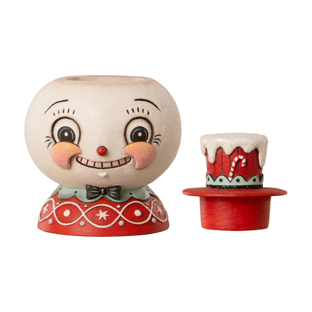 Johanna Parker by Bethany Lowe: Peppermint Snow Beau Container sparkle-castle