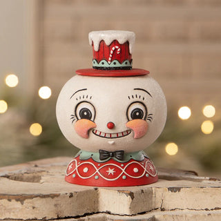 Johanna Parker by Bethany Lowe: Peppermint Snow Beau Container sparkle-castle