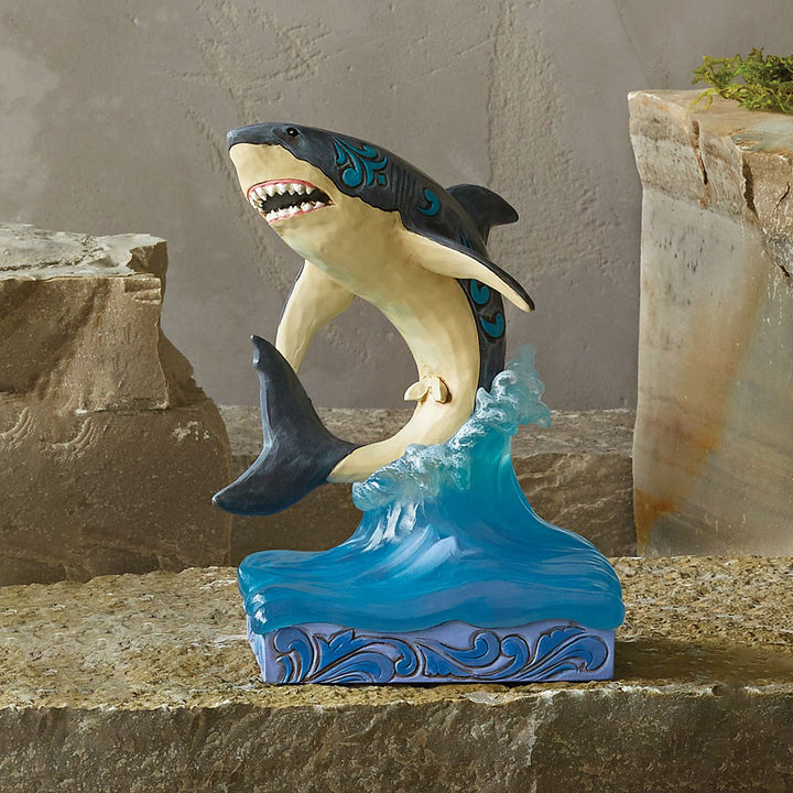 Jim Shore Animal Planet: Great White Shark Figurine sparkle-castle