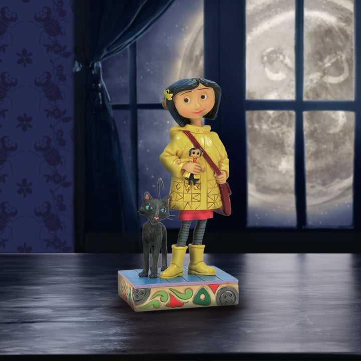 Jim Shore Coraline: Coraline Figurine sparkle-castle