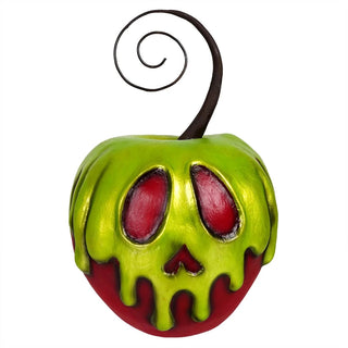 LeeAnn Kress by Bethany Lowe: Large Red Apple with Green Poison Figurine sparkle-castle