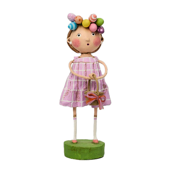 Lori Mitchell Easter Sunday Collection: Polly Anna Figurine sparkle-castle