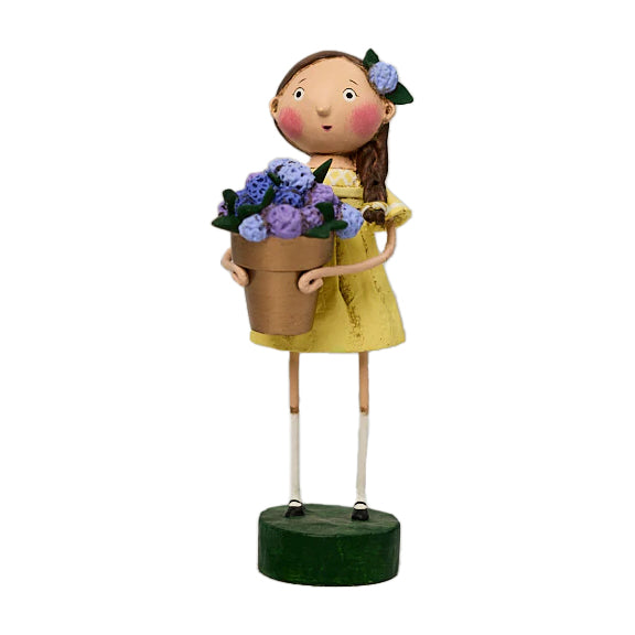 Lori Mitchell Swing into Spring Collection: Harriet's Hydrangeas Figurine sparkle-castle