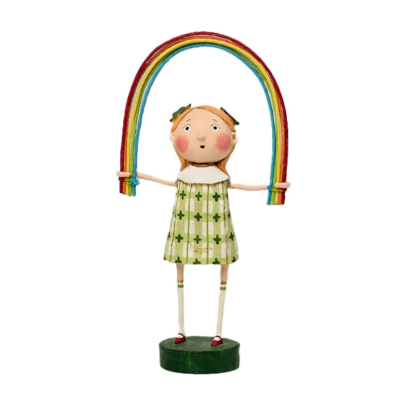 Lori Mitchell Swing into Spring Collection: Rainbow Bright Figurine sparkle-castle