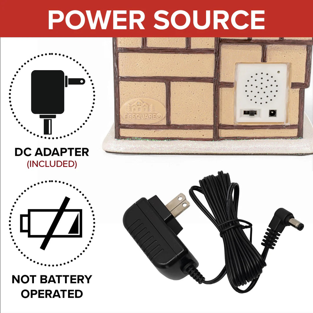 FG Square Christmas Village: Holiday Pet Store sparkle-castle