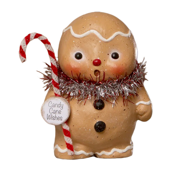 Michelle Allen by Bethany Lowe: Gingerbread Boy Figurine sparkle-castle
