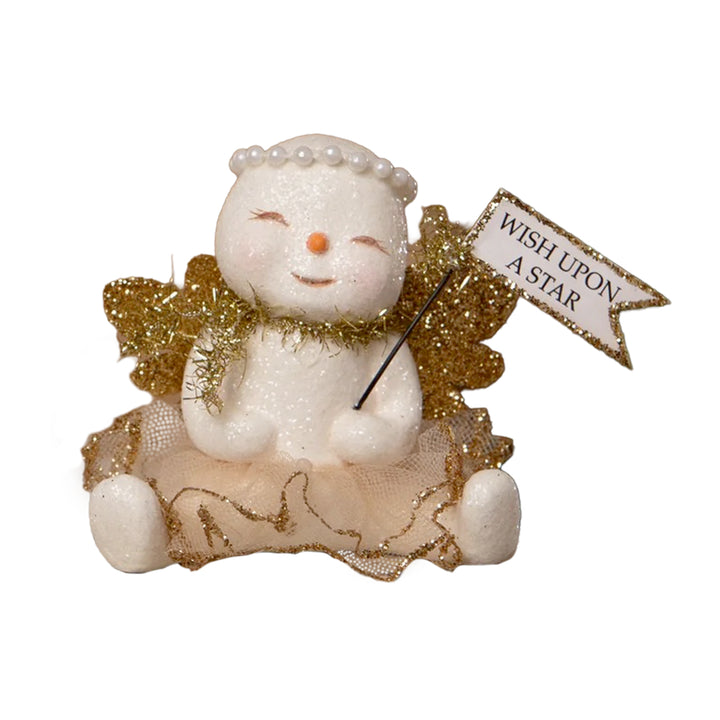 Michelle Allen by Bethany Lowe: Wish Upon a Star Snow Angel Figurine sparkle-castle