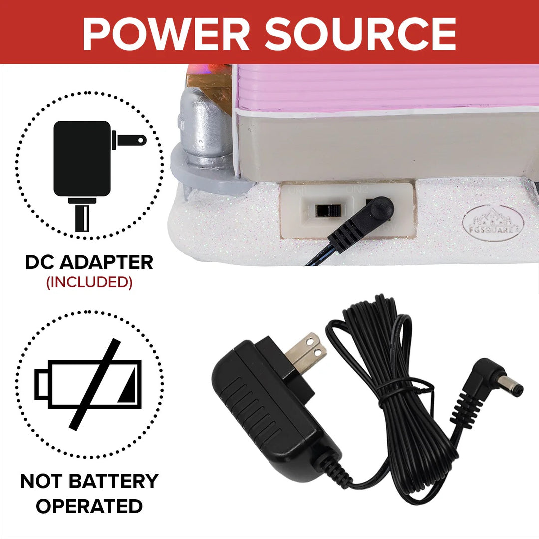 FG Square Christmas Village: Pet Grooming Trailer sparkle-castle